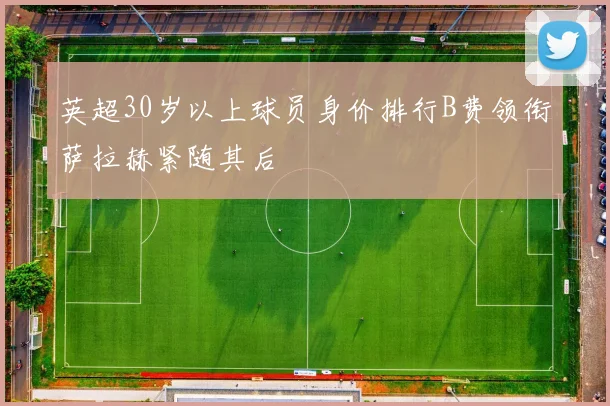 英超30岁以上球员身价排行B费领衔萨拉赫紧随其后